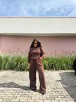 Blusa Moletom Kin - Marrom