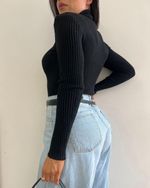 Blusa Tricot Aisha - Preto