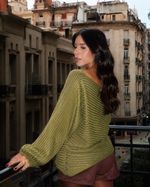 Blusa Tricot Clover - Verde