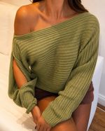 Blusa Tricot Clover - Verde