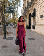 Vestido Venus - Vinho