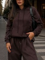 Blusa Moletom Kin - Marrom