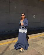 Vestido Risca de Giz Savoy - Marinho