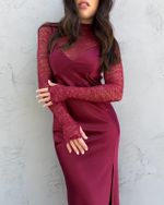 Vestido Venus - Vinho
