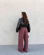 Calça Pantalona Arden - Ameixa