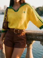 Blusa Tricot Destiny - Amarelo