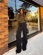 Calça Cargo Zarya - Preto
