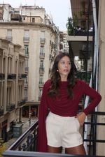 Blusa Lenora - Bordo