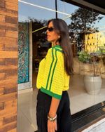 Blusa Tricot Destiny - Amarelo