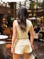 Blusa Ledger - Marfim