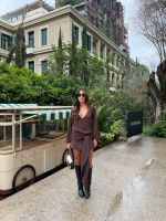 Vestido Curto Sterling - Marrom