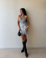 Vestido Curto Halston - Estampado