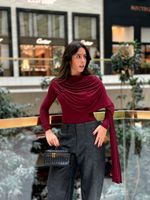 Blusa Lenora - Bordo