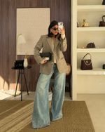 Blazer Celeste - Marrom