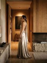 Vestido Longo Luma - Dourado