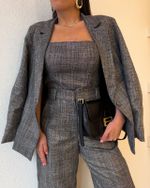 Blazer Xadrez Winnie - Marrom