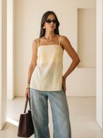 Blusa Santorini - Amarelo Manteiga