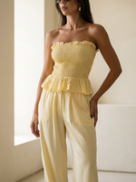 Blusa Lastex Marena - Amarelo