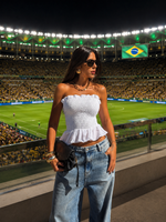Blusa Lastex Marena - Branco