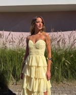 Vestido Longo Savelle - Amarelo