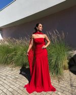 Vestido Longo Zirelle - Vermelho