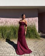 Vestido Longo Florenze - Marsala