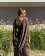 Vestido Longo Vionna - Marrom