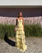 Vestido Longo Savelle - Amarelo