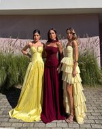Vestido Longo Savelle - Amarelo