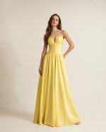 Vestido Longo Avenza - Amarelo