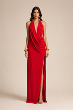 Vestido Longo Riviera - Vermelho