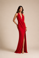 Vestido Longo Riviera - Vermelho
