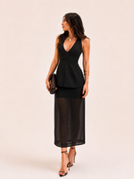 Saia Organza Breeze - Preto