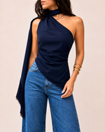 Blusa Franjas Sauípe - Marinho