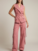 Calça Cargo Dune - Rosa