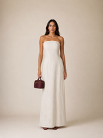 Vestido Longo Riscatto - Cru