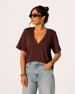 Camiseta York - Marrom
