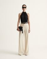 Calça Pantalona Marea - Amarelo Manteiga