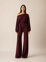 Calça Tricot Darcy - Bordo