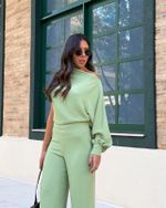 Calça Pantalona Jasmin - Verde