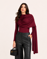 Blusa Lenora - Bordo