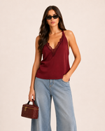 Blusa Renda Piazza - Bordo