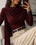 Blusa Lenora - Bordo