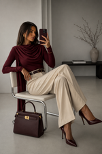 Blusa Lenora - Bordo