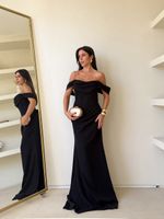 Vestido Longo Florenze - Preto