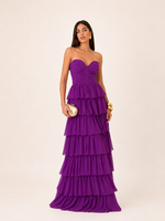 Vestido Longo Savelle - Fúcsia