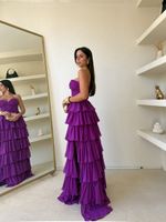 Vestido Longo Savelle - Fúcsia