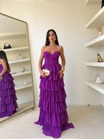 Vestido Longo Savelle - Fúcsia