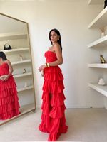 Vestido Longo Savelle - Coral