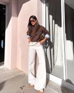 Blusa Moletom Kin - Marrom
